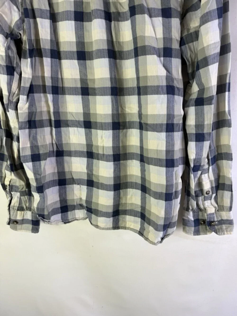 The North Face Button Shirt Rainbow Plaid Spell Out Pocket